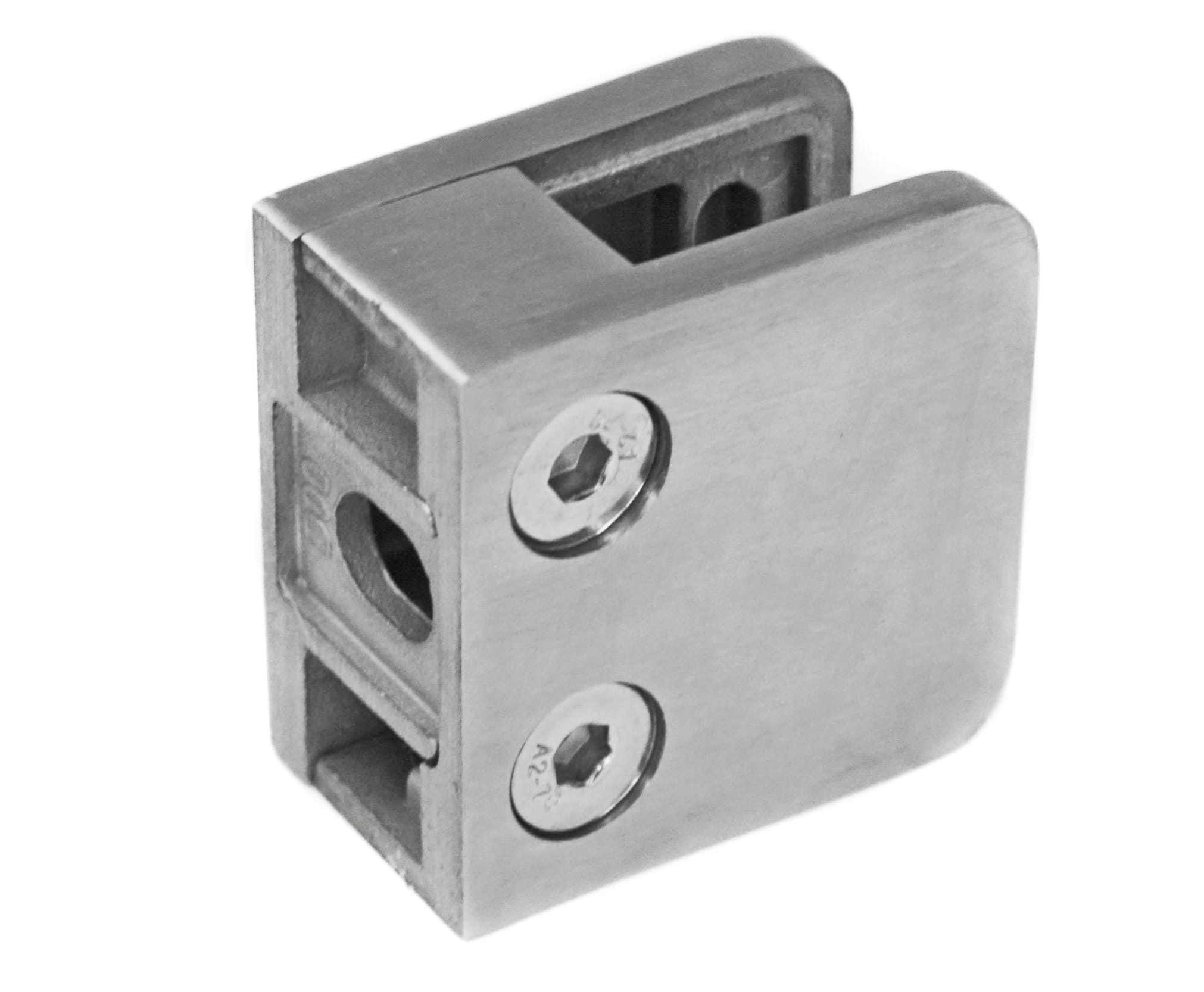 Pince 45x45mm, AISI 304, brossé 